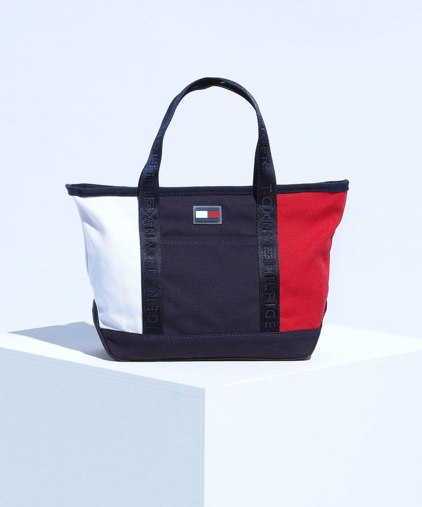 Tommy Hilfiger [Online Exclusive] Small Canvas Tote Bag 69J2863 NS Navy