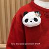 Adorable Red Panda Brooch: Cute Plush Backpack Pin for Students, Couples & Women - Perfect Birthday Gift