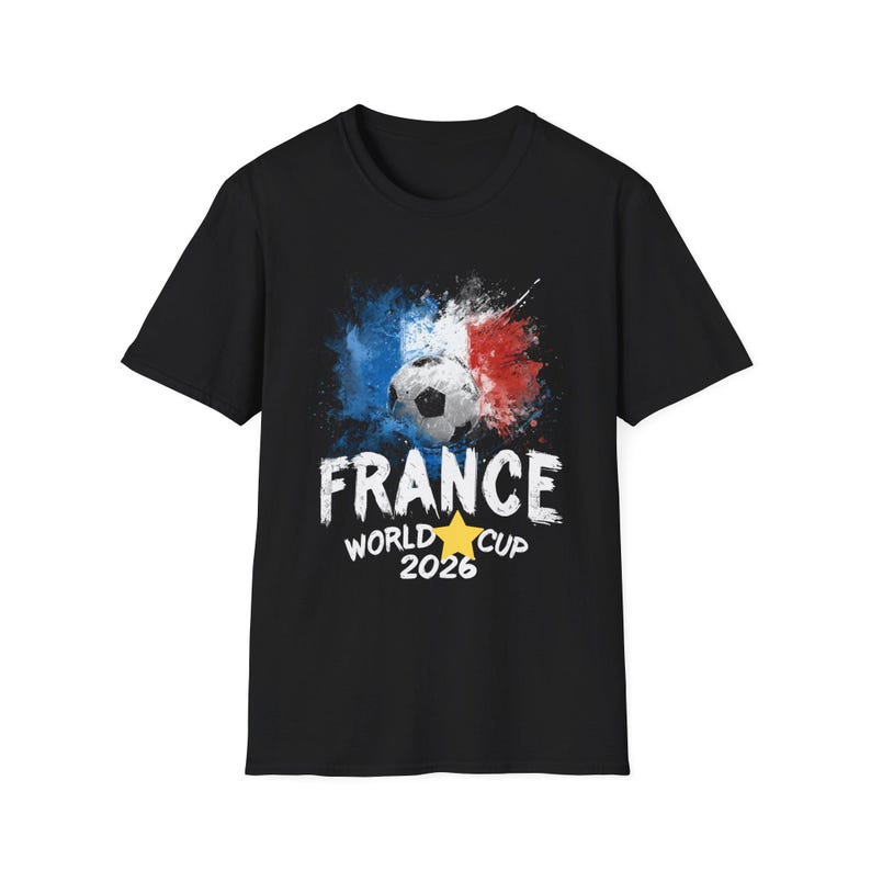 France World Cup 2026 T-Shirt, Soccer Fan Gift, French Football Supporter Tee, FIFA 2026 Shirt, France Soccer Jersey Alternative M