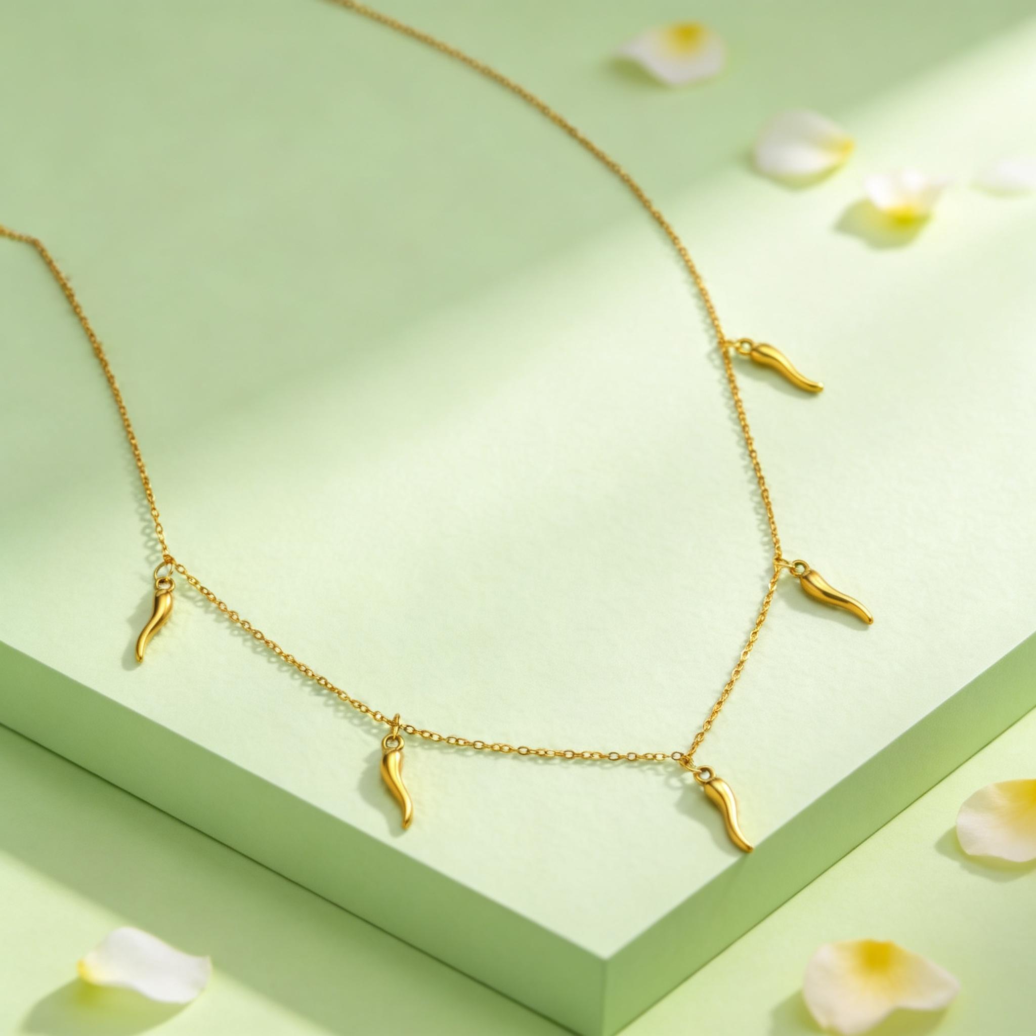 

Stainless Steel Necklace for Women Long Tube Water Drop Imitation Pearl Necklaces Choker Elegant Jewelry Gifts