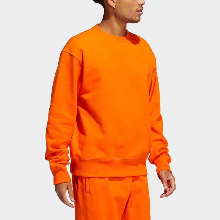 Adidas X Pharrell Williams Collaboration Sports Pullover Hoodie Men Hoodie Orange HF9939