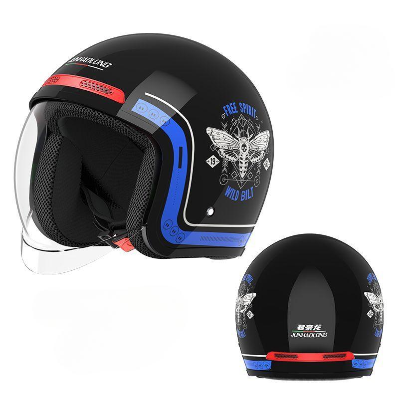 New National Standard Electric Car Helmet for Men and Women, All Seasons, Universal Winter Cold Protection Built-in Hidden Lens Hood