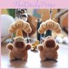 Cartoon Cute Chute Capybara Plush Keychain Children Accessories Dolls Gift