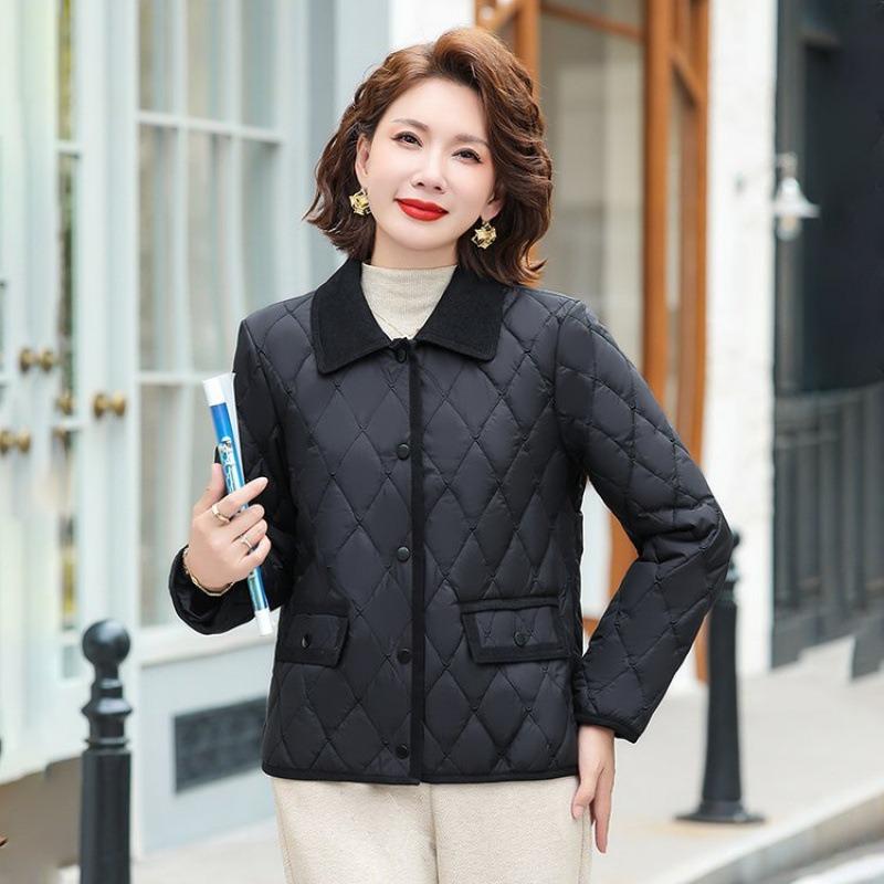 Autumn and winter padded jacket, light small padded jacket, padded jacket, women's autumn and winter clothing, large size padded jacket