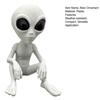 Mini Alien Ornament Sci-fi Alien Figur Lustige Sitzende Alien Statue Pflanzgefäß Dekoration für Garten Zuhause Schreibtischdeko Geschenk für Alien-Liebhaber