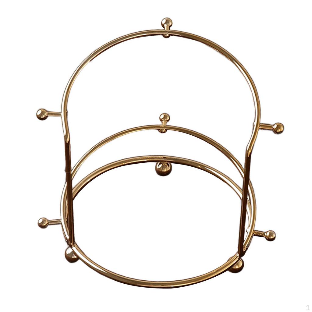 Tiara de casamento suporte suporte de exibição de faixa de cabeça de noiva organizador de tiaras de metal