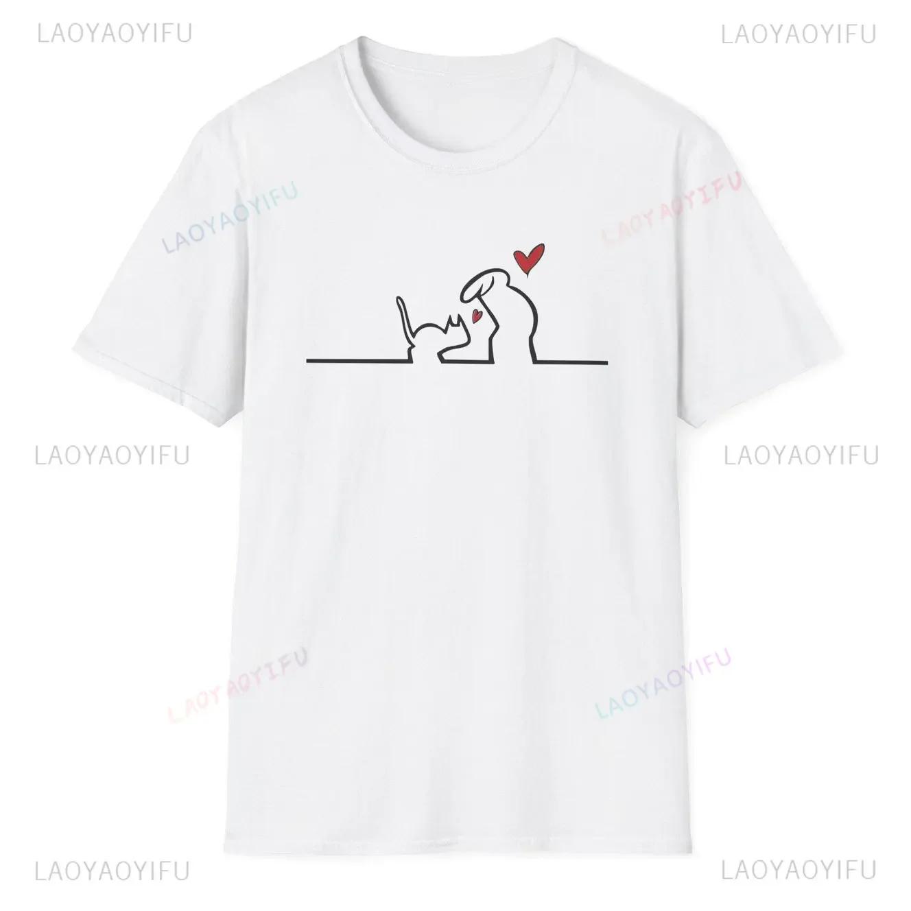 

Линия Walking Унисекс Футболка The Line Освальдо Кавандоли ТВ Оригинал Круглый воротник Индивидуальность Футболка Принт Y2k Уличная одежда#Цвет(2) XXXXXL чёрный