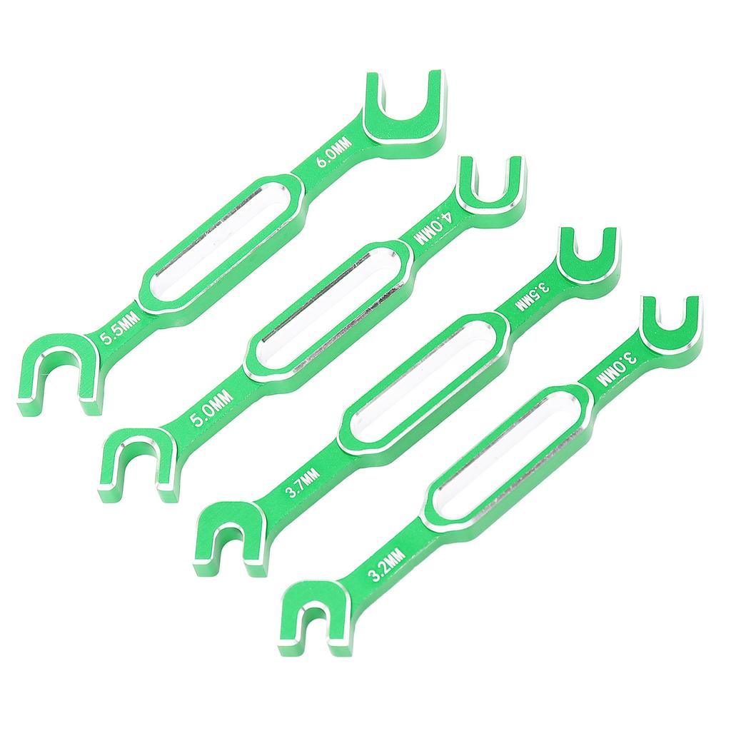4 STÜCKE RC Auto Schraubenschlüssel Spannschlossmutter Kugelgelenk Ausdrücker Aluminiumlegierung RC Wartungsschlüssel