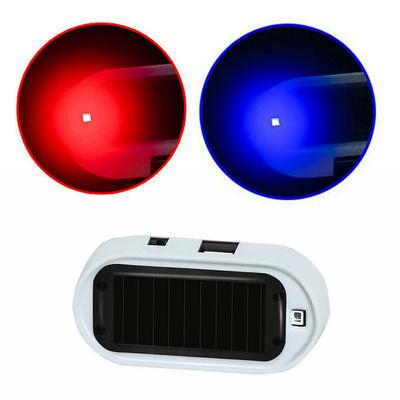 1x Solar Autóriasztó LED Fény Biztonsági Rendszer Lopásgátló Jelzőfény Villog