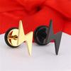 2Pcs 16G Stainless Steel Lightning Bolt Stud Earrings Unisex High Polished Flat Back Cartilage Tragus Helix Jewelry