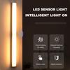 Smart PIR Motion Sensor Night Light USB Rechargeable Wireless LED Lamp for Bedroom Closet Kitchen Cabinet Stairs Hallway Home Lighting