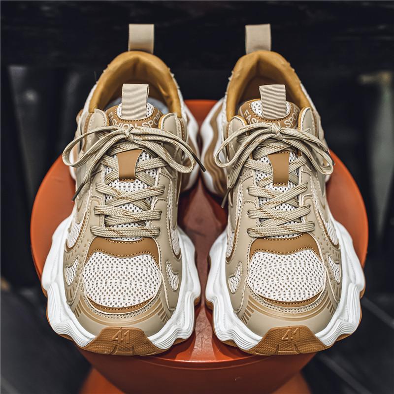 

Новые модные мужские туфли Four Seasons Low top Comfortable Shoes Breathable Casual Sneakers 39 хаки