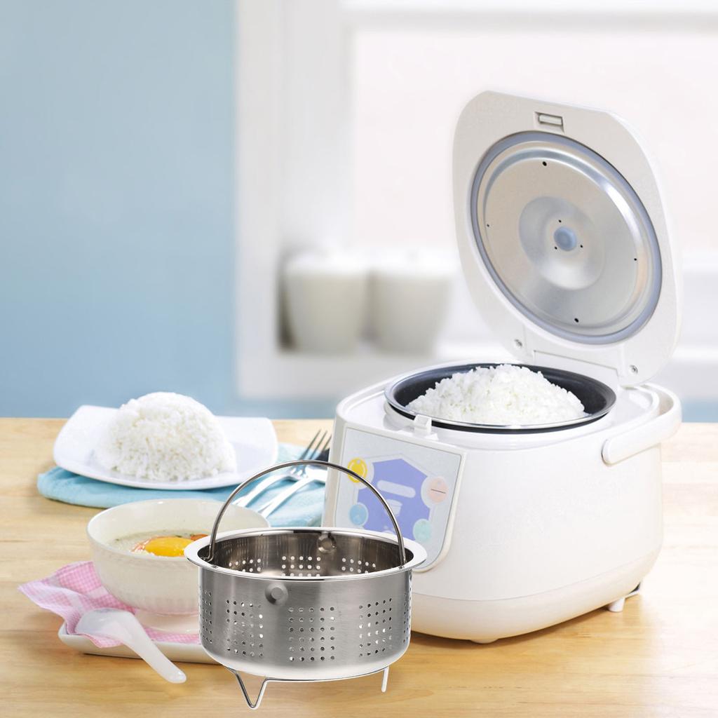 Edelstahl Dämpfeinsatz Dämpfgestell für Gemüse Knödel Meeresfrüchte Küchenzubehör Dämpferhalter