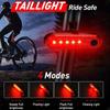 1/2 Pack Rechargeable Bike Light Set  Headlight & Rear Taillight, Waterproof Cycling Lights for Night Riding Mountain/Road Bikes