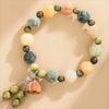 Charm Jewelry Tibetan Buddha Bracelet Natural Resin Wooden Beads Bracelet  Buddhism Rituals