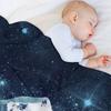 Alaska Night Sky 1 Throw Blanket Furry Comforter Plush Warm Blankets