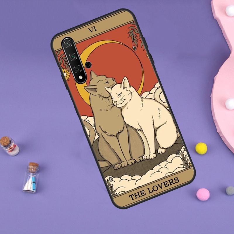 Cats Tarot Witchcraft For Huawei Nova 5T 9 10 SE 7i 8i 11i 12i Y60 Y61 Y70 Y72 Y73 Y90 Y91 P20 P40 P30 Lite Case