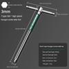 T-type High Speed Rotating Hex Slide Bar Wrench Household Stainless Steel Screwdriver Hex Chrome Spanner Tools Extended Wrench