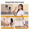 Estabilizador Gimbal para Teléfono AR Anti-Sacudidas: Trípode Palo Selfie de Mano para Vlogging, Fotografía y Transmisión en Vivo