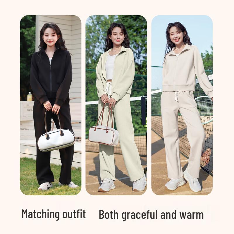 Baleno Women's Star Cotton Stand Collar Cardigan Jacket