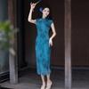 Temperament Republic of China Style Chinese Long Sleeveless Cheongsam Improved Young New Female Retro Slim Spring and Summer
