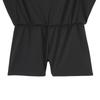 Women's Tennis and Badminton Skirt, Black, Size L, 62JBB201, Moisture-Wicking, Quick-Drying, Officially Approved by the Japan Badminton Association