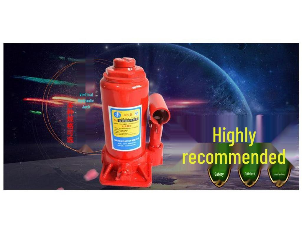 Electric Hydraulic Car Jack - Double-Section Rocker, 3-50T Capacity