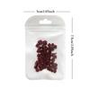 50pcs Red Rose Nail Art Charms 3d Leaves Flowers Nail Decorations Accessories For Nails Diy