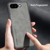 For Google Pixel 9A Case Luxury PU Leather Phone Case For Google Pixel 9A 5G Back Cover Matte Silicone Shockproof Protection