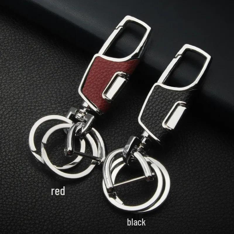 Pandantiv chei stilat din metal pentru bărbați, cu mașină și motocicletă: Breloc durabil de agățat la curea