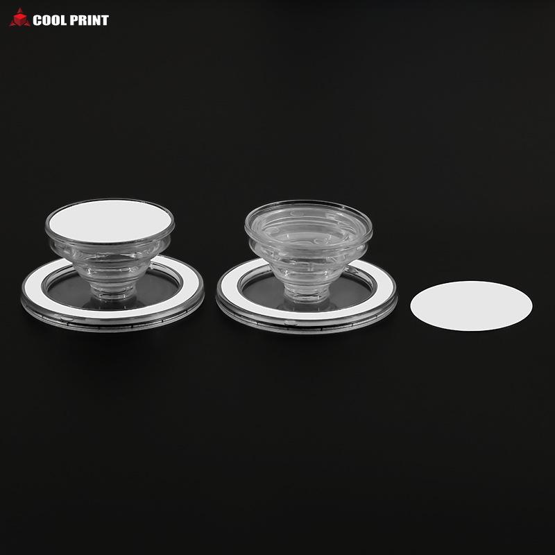 Magnetic Heat Transfer Airbag Phone Holder: Retractable, Folding, Transparent Groove Design