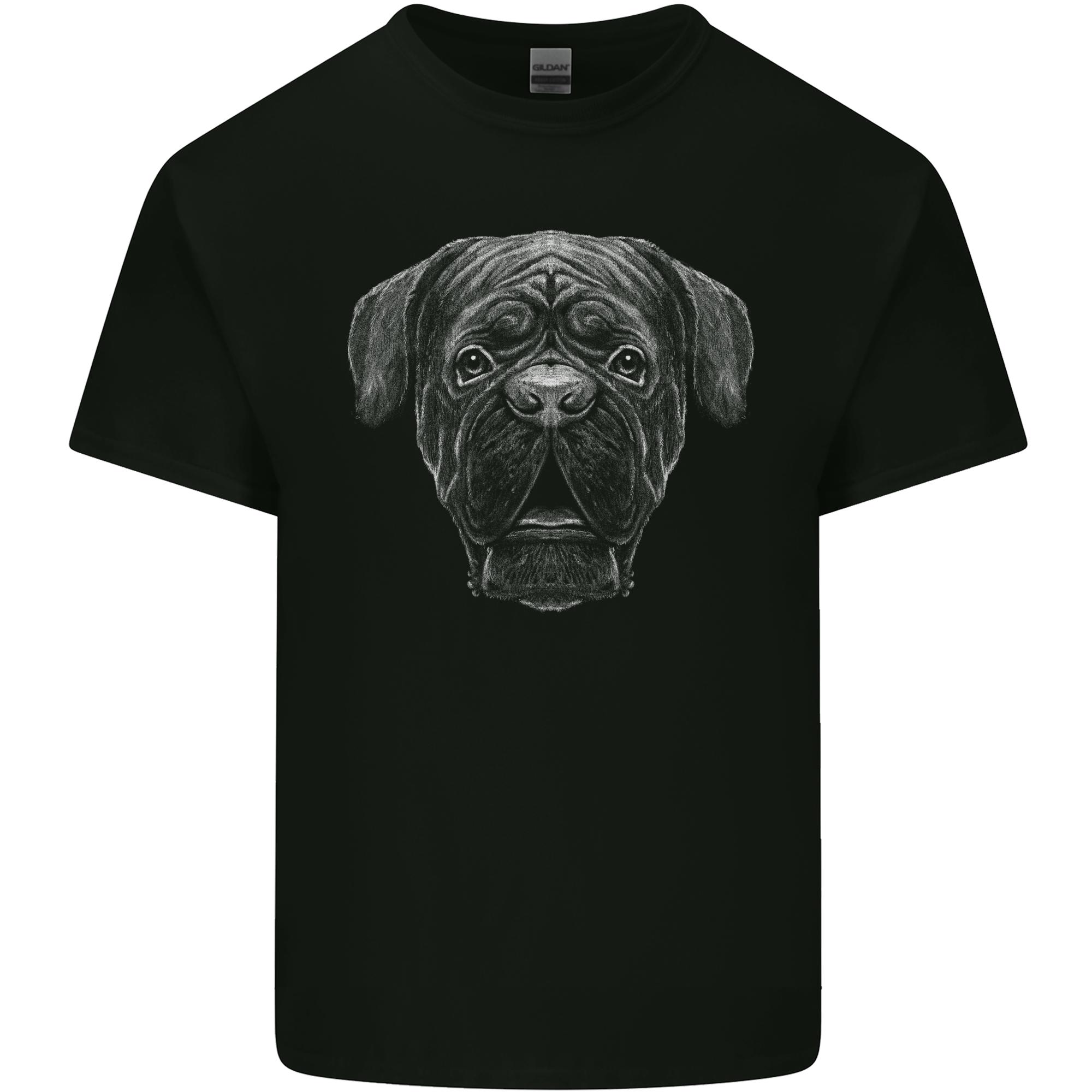 A French Mastiff Dog Dogue Bordeaux Unisexs Light Cotton TShirt S