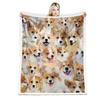 Australian Shepherd Sherpa Fleece Blanket Throw for Home Office Travel Couch Sofa Warm Cozy Lightweight Fleece Bed Blanket Gift