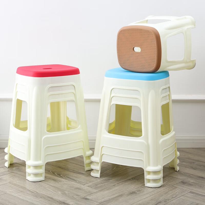 HUIHUADU Duży Pogrubiony Antypoślizgowy Plastikowy Stołek