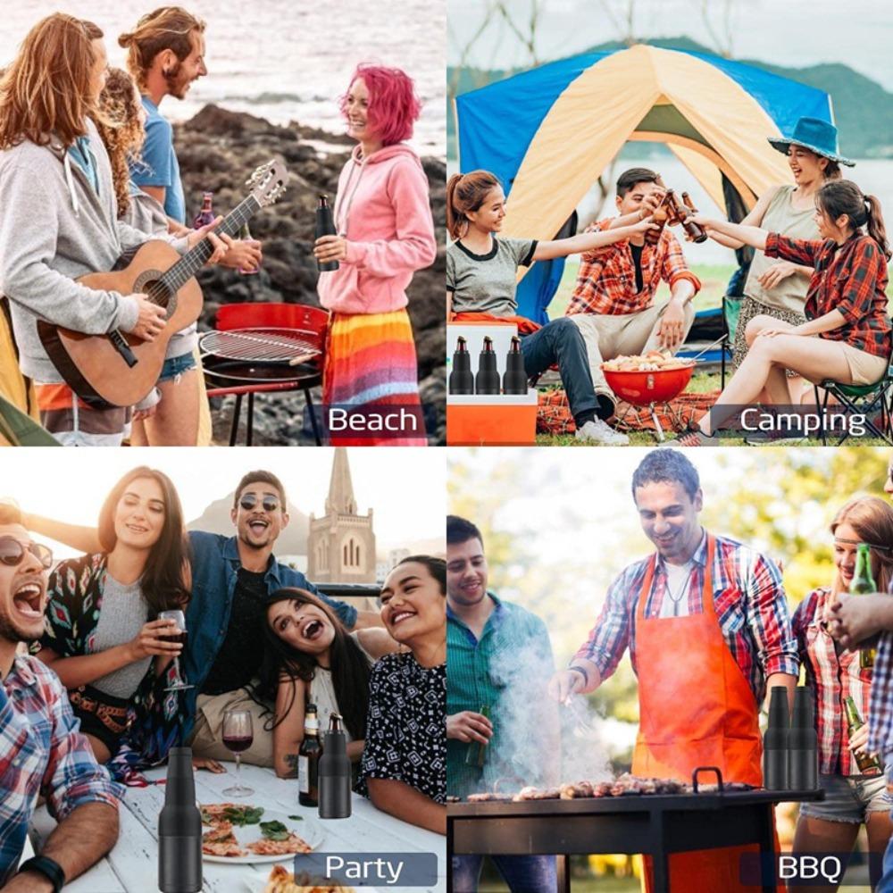 Double Walled Beer Can Cooler Stainless Steel Beer Bottle Holder Quality Beverage Cold Keeper  Cola