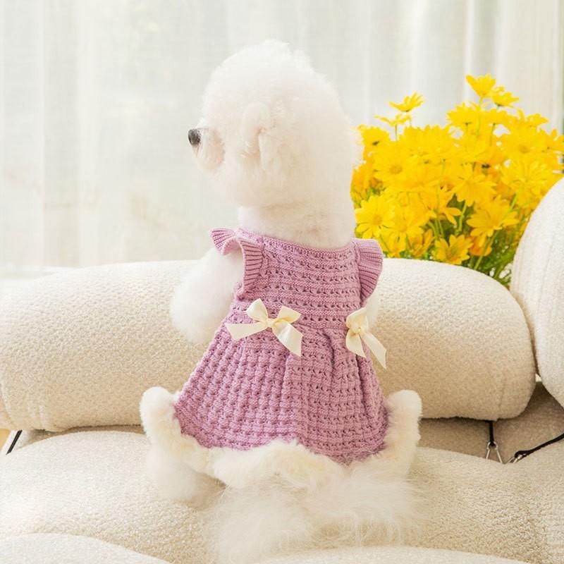 Warm Pet Clothes Cute Print Coat Small Medium Dog Cat Shirt Jacket Teddy French Bulldog Chihuahua Winter Outfit