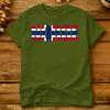 Unisex Norge Country Tshirts Pure Cotton Clothes Beach Vintage Shortsleeved T Shirt O Neck Harajuku Casual Tshirt