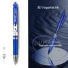 Deli S01 Retractable 0.5mm Dark Blue Gel Pens, 12-Count Pack