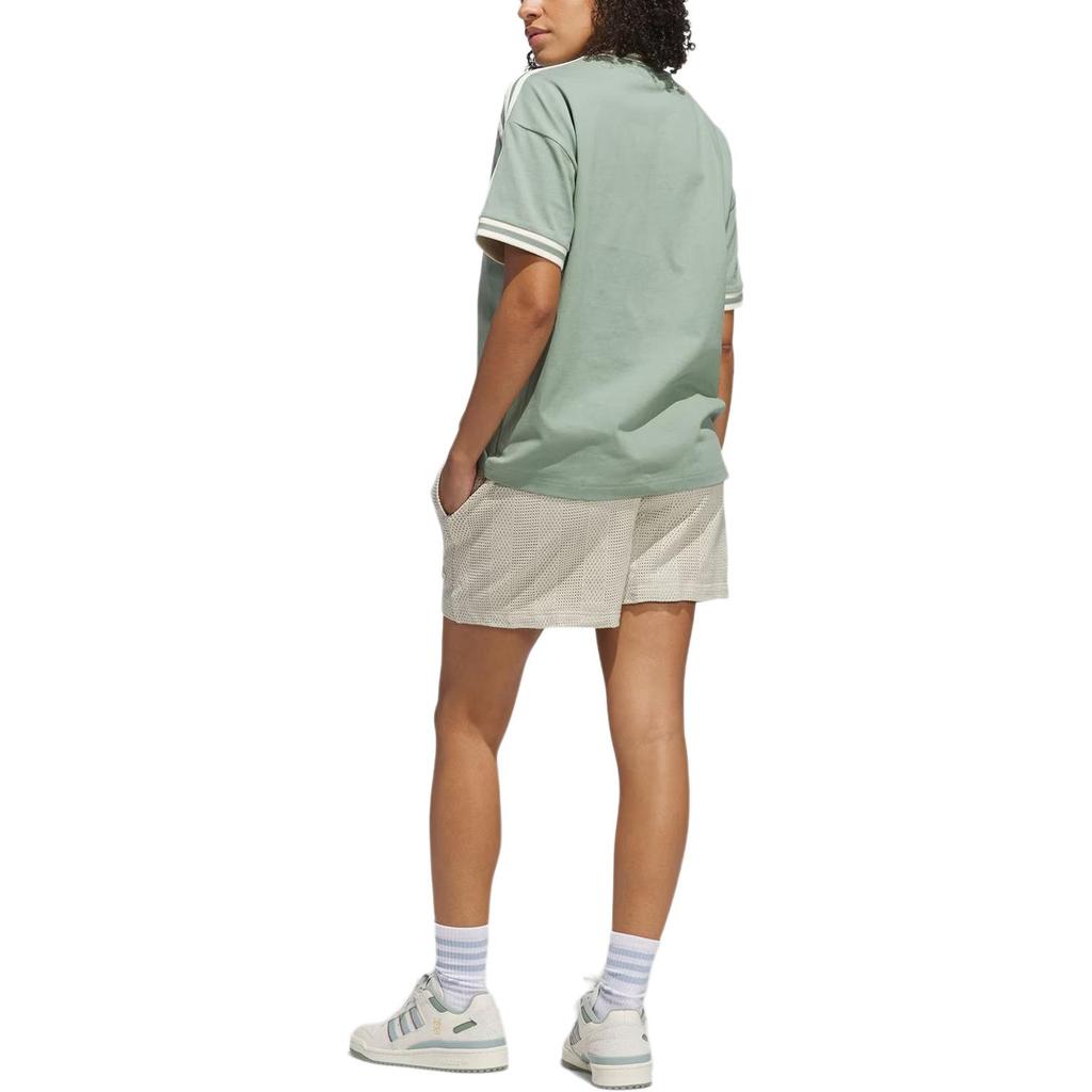 Adidas Originals KNIT Sports Shorts Unisex Light Sesame Gray/Wonder White JP0654
