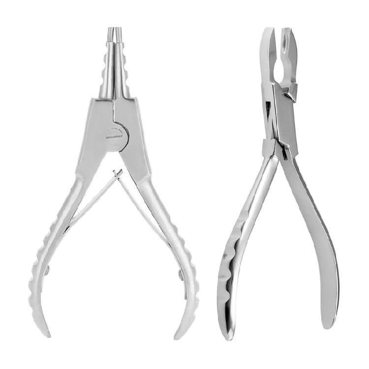Stainless Steel Piercing Plier Jewelry Body Nose Ear Lip Rings Puncture Tool