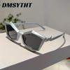 Irregular Rim Punk Sunglasses Men New Fashion Mirror Outdoor Shades Women Futuristic Brand Design Anti-UV Sun Glasses