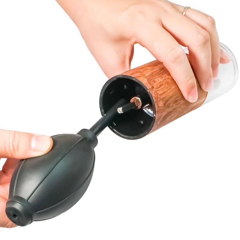 Cleaning Dust Removal Bellows Blowing Balloon with Brush Set for Kitchen Supplies Keep Coffee Machine Clean Coffee Tool