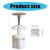 Ice Skin Pastries Mold Hand Pressed Mooncakes Mold Festival Bean Pastes Cake Molds Dessert ABS Moulds for Cooking Lover