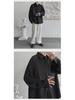 Men's Long-Sleeve White Shirt: College Style, Loose Fit, Korean Trend