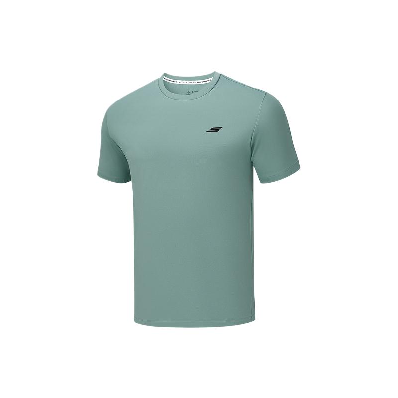 Skechers Printed Knit Short Sleeve T-Shirt Men tops P226M221-04PX S