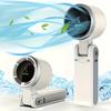 Portable Handheld Mini Turbine Fan 5-Speed USB Rechargeable 3-in-1 Foldable for Desk Outdoor