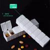 Container Organizer 7 Day Weekly Medicine Pill Storage Box Pill Case Medication Organizer Braille