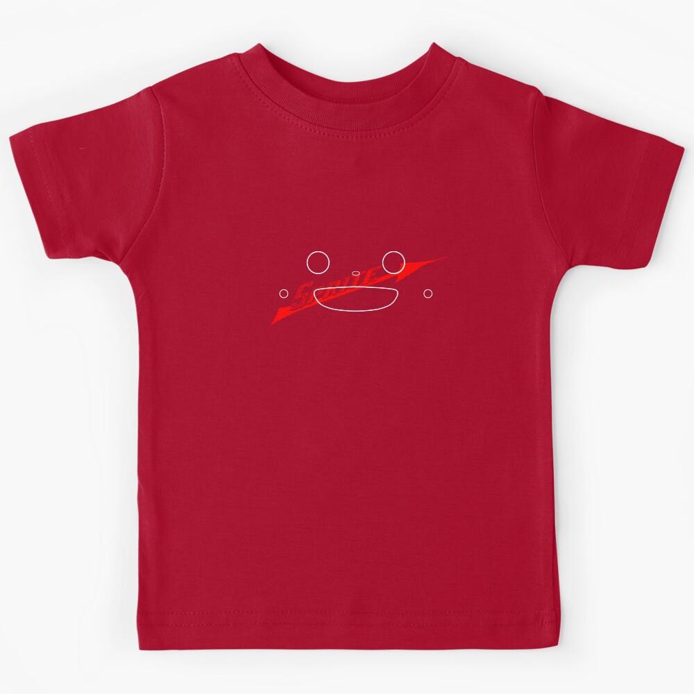 Austin-Healey frogeye Sprite British classic car minimalist grille and emblem Kids T-Shirt 100