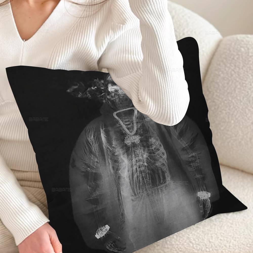 Rapper Y-Yeat Kissen Geschenk Heim Büro Dekoration Schlafzimmer Sofa Auto Kissenbezug Hülle 45X45