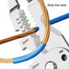 Wire Stripping Pliers with Electricity Measurement Electrician Plier 11-in-1 Multifunctional Wire Stripping Plier